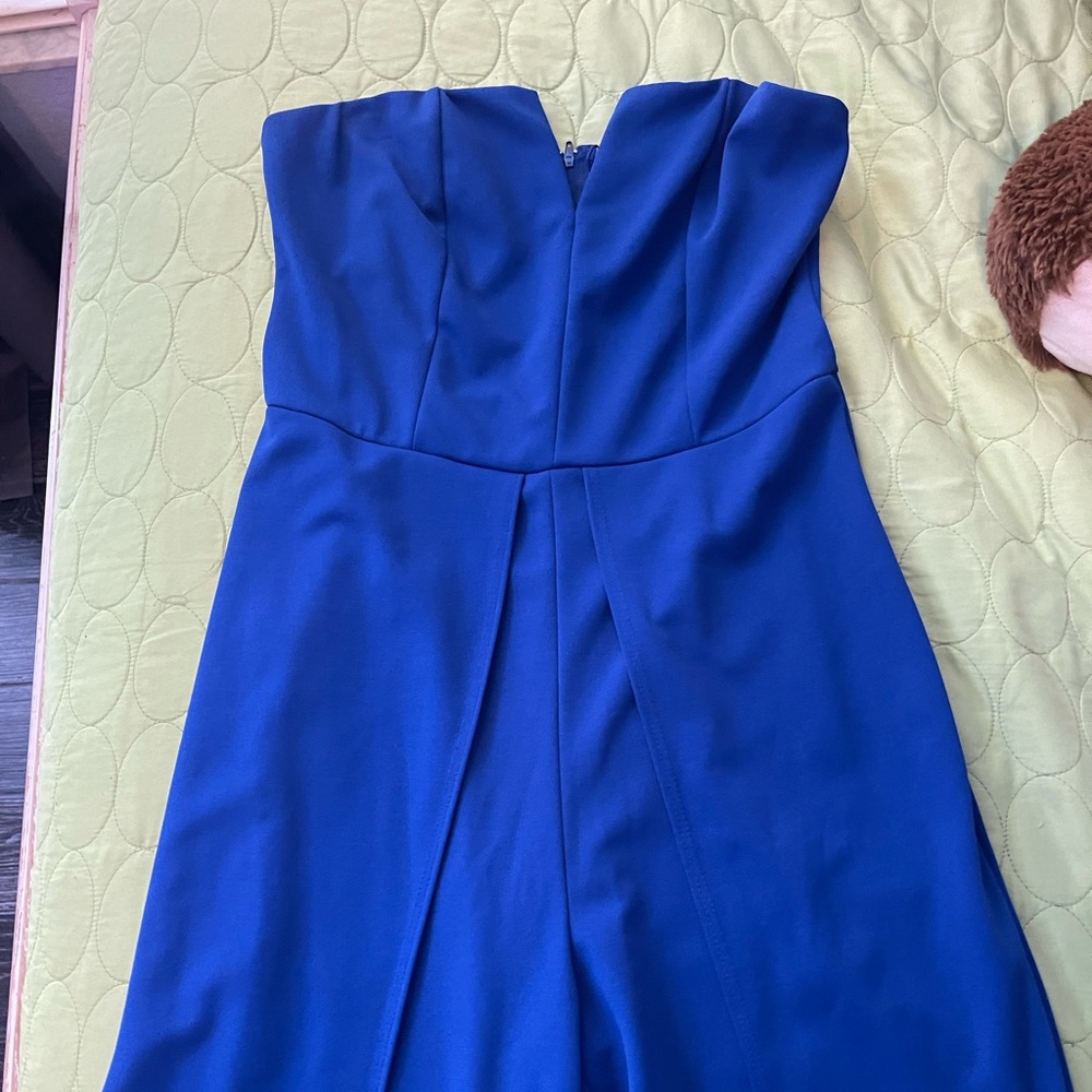 Romper with leg slits